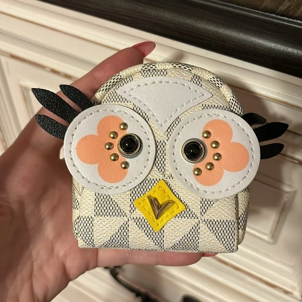 Owl Coin Purse Backpack Keychain Brand New!